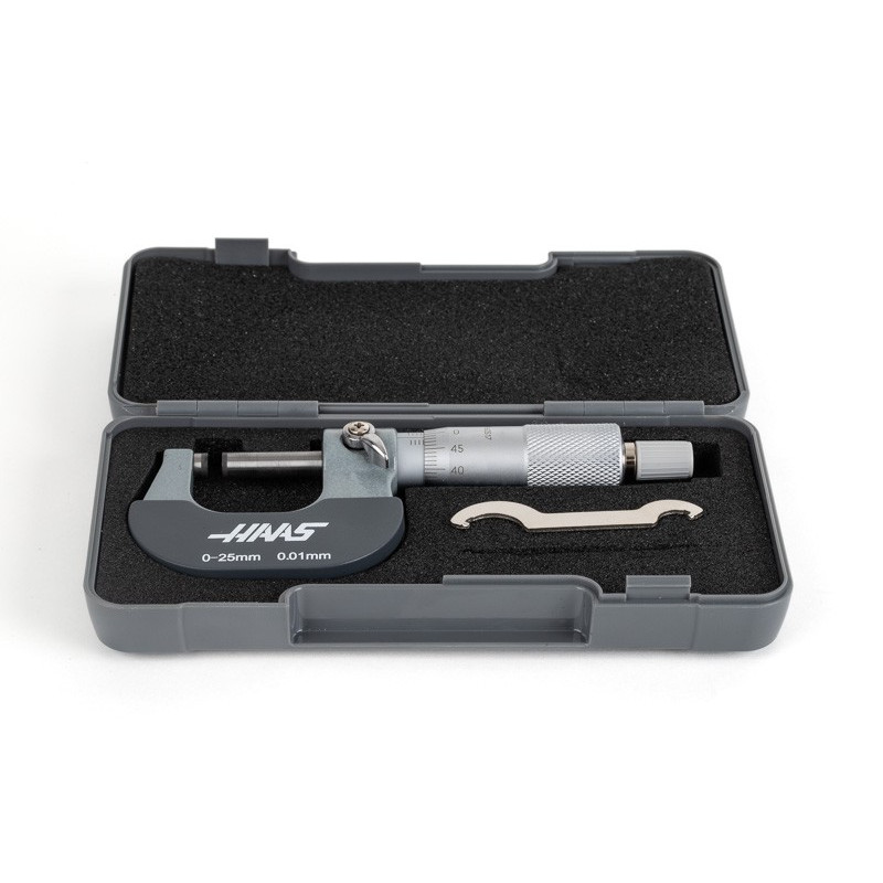 0-25mm Outside Micrometer, 0.01mm Graduation, Thermal Protection