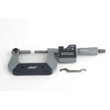 Цифровий мікрометр для вимірювання зубчастих коліс 0-25 мм (0-1 дюйм), роздільна здатність 0,001 мм (0,00005 дюйма), ціна поділки 0,01 мм