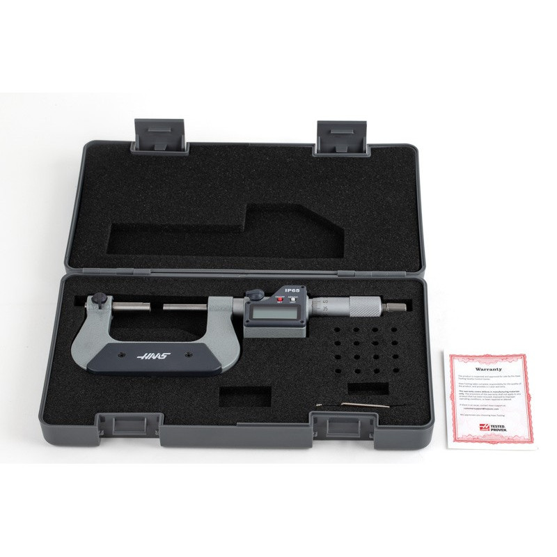 0-25mm (0-1") Digital Gear Micrometer, 0.001mm (0.00005") Resolution, 0.01mm Graduation