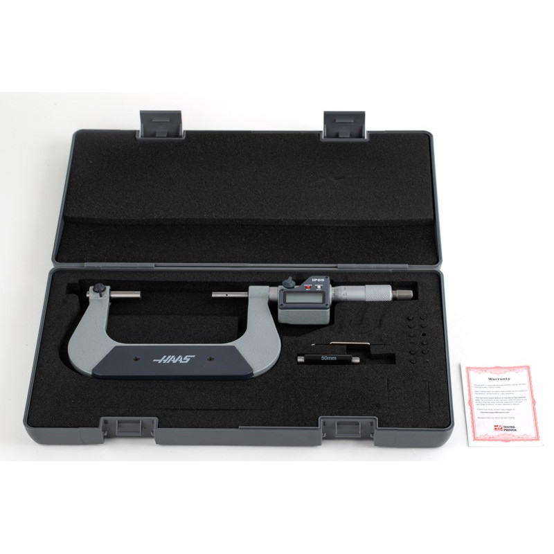 50-75mm (2-3") Digital Gear Micrometer, 0.001mm (0.00005") Resolution, 0.01mm Graduation