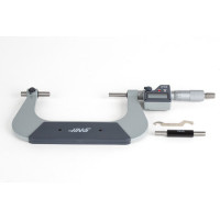 75-100mm (3-4") Digital Gear Micrometer, 0.001mm (0.00005") Resolution, 0.01mm Graduation