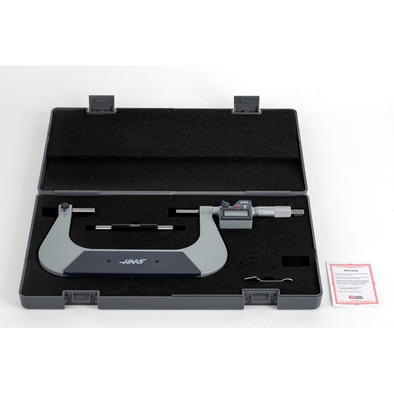 100-125mm (4-5") Digital Gear Micrometer, 0.001mm (0.00005") Resolution, 0.01mm Graduation