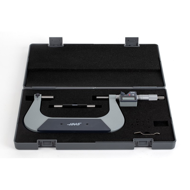 100-125mm (4-5") Digital Gear Micrometer, 0.001mm (0.00005") Resolution, 0.01mm Graduation