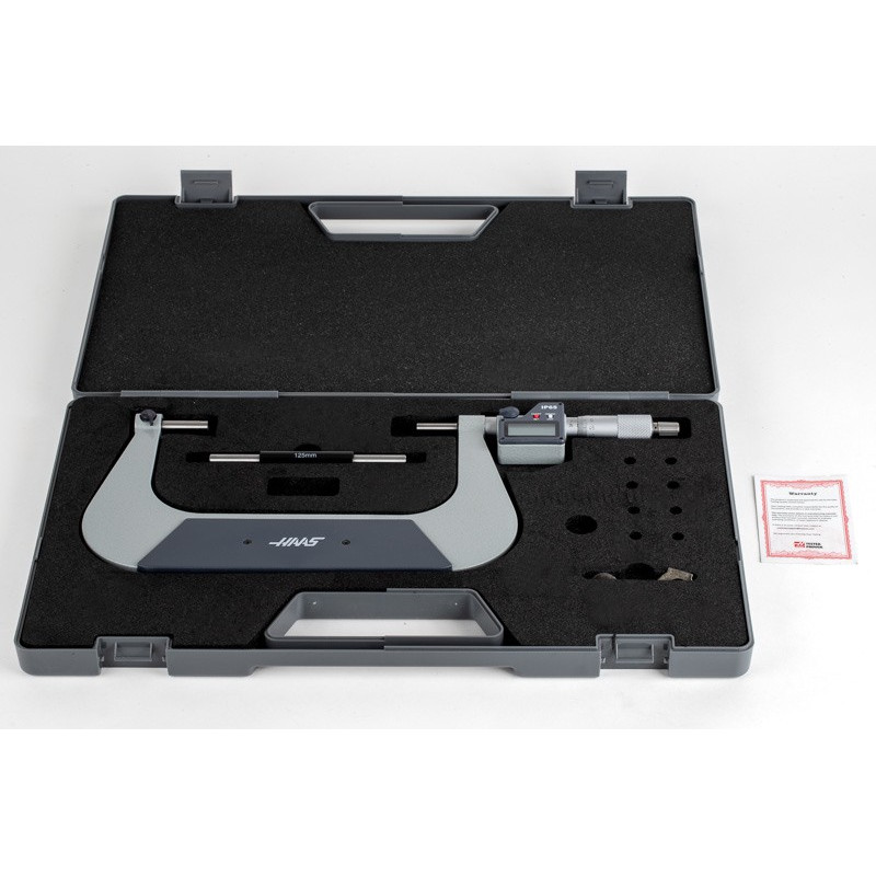 125-150mm (5-6") Digital Gear Micrometer, 0.001mm (0.00005") Resolution, 0.01mm Graduation