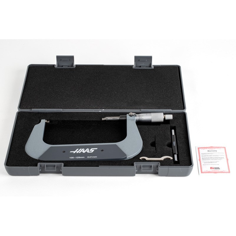 100-125mm Blade Micrometer, 0.01mm Graduation