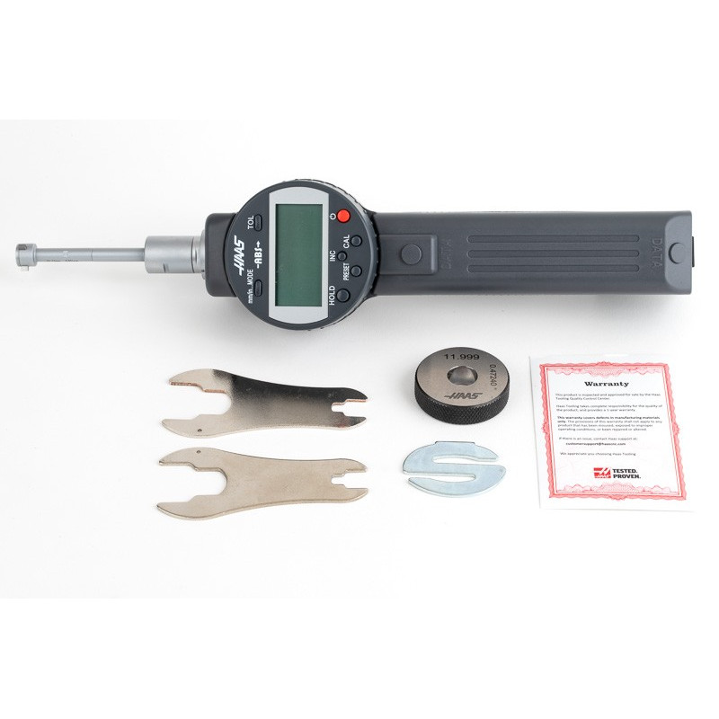 0.425-0.5" (10-12mm) Digital Snap Bore Gauge, 0.00005 in (0.001mm) Resolution
