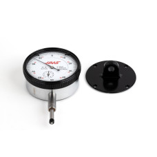 Індикатор падіння циферблата, діапазон 10 мм, ціна поділки 0,01 мм, двонаправлений циферблат 0-100, з каменним покриттям, ударостійкий
