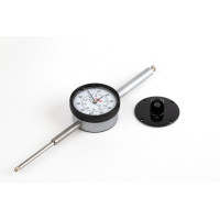 Dial Drop Indicator, 50mm Range, 0.01mm Graduation, 0-100 Dial, Jeweled, Shockproof