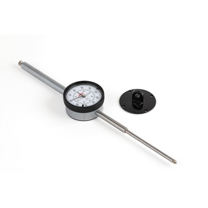 Dial Drop Indicator, 80mm Range, 0.01mm Graduation, 0-100 Dial, Jeweled, Shockproof