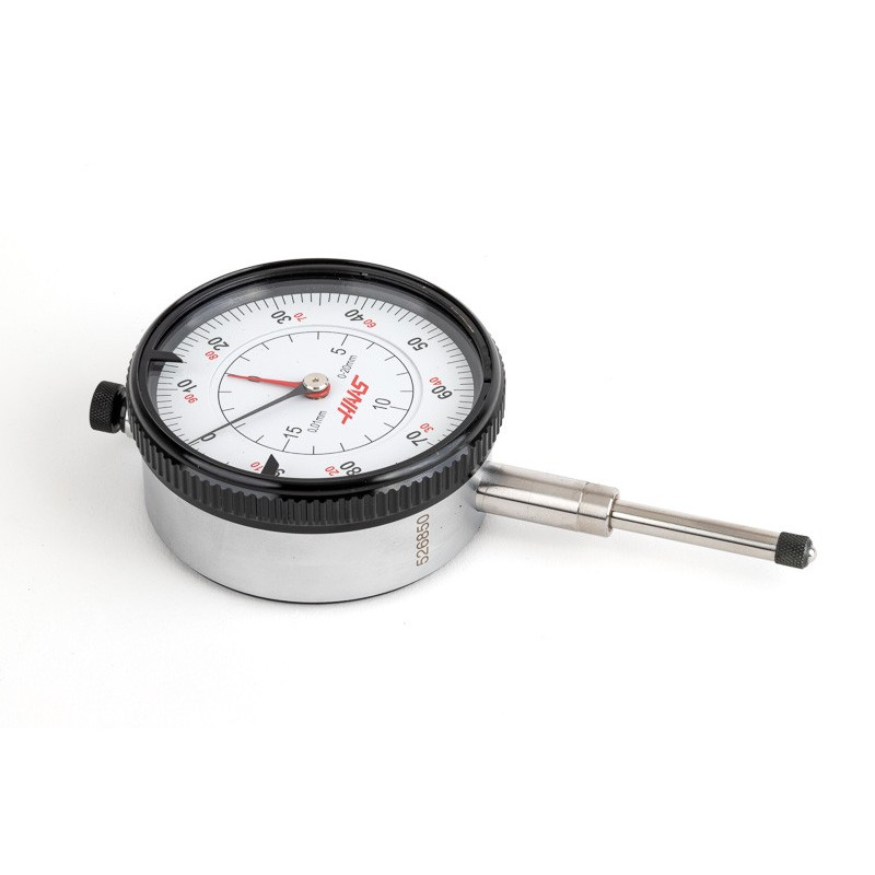 Dial Drop Indicator, 20mm Range, 0.01mm Graduation, 0-100 Bidirectional Dial