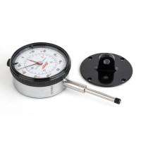 Dial Drop Indicator, 25mm Range, 0.01mm Graduation, 0-100 Bidirectional Dial