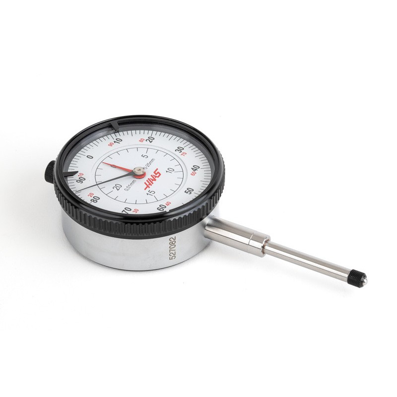 Dial Drop Indicator, 25mm Range, 0.01mm Graduation, 0-100 Bidirectional Dial