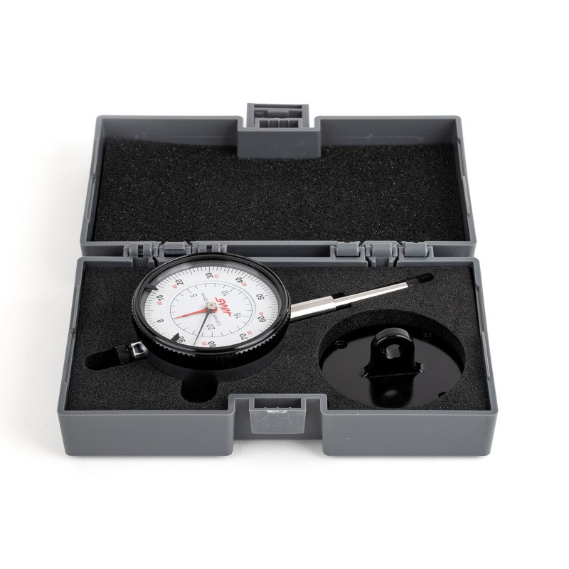 Dial Drop Indicator, 25mm Range, 0.01mm Graduation, 0-100 Bidirectional Dial