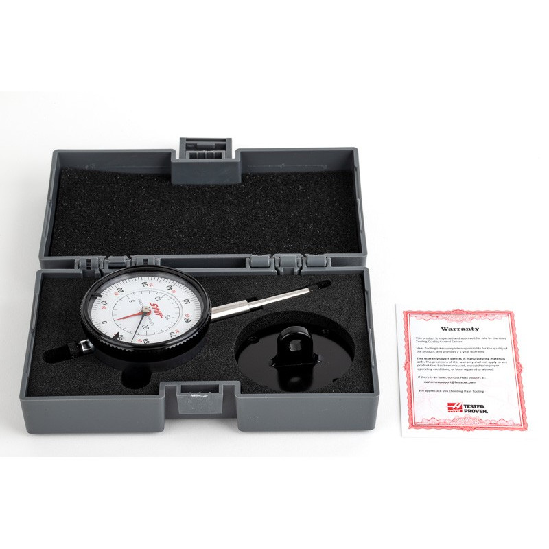 Dial Drop Indicator, 25mm Range, 0.01mm Graduation, 0-100 Bidirectional Dial