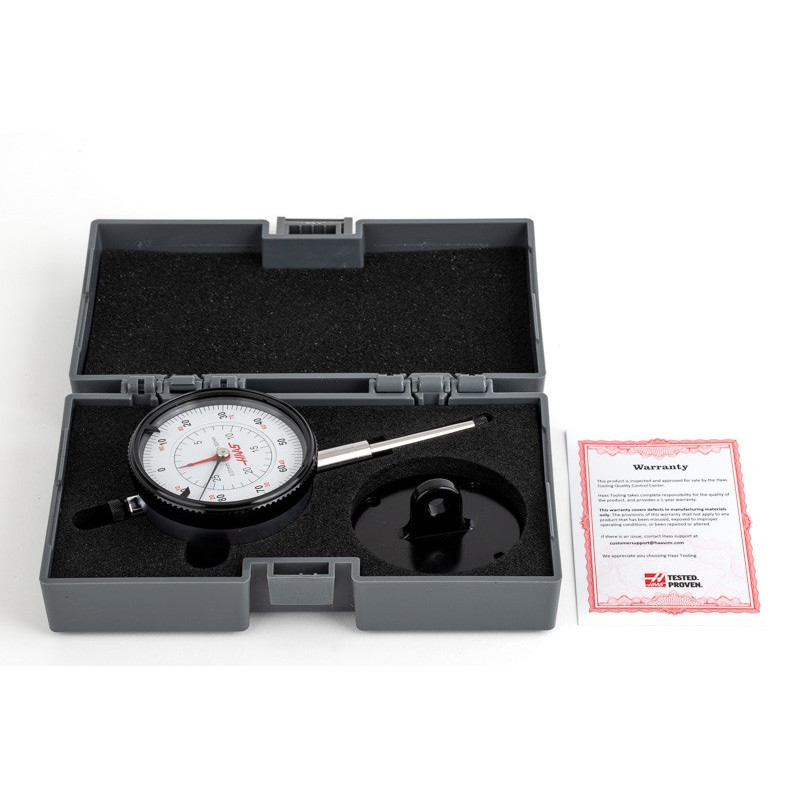 Dial Drop Indicator, 30mm Range, 0.01mm Graduation, 0-100 Bidirectional Dial