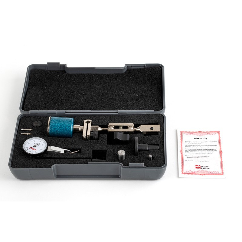 Dial Test Indicator & Magnetic Base Set, 0.01mm Graduation, 0.8mm Range