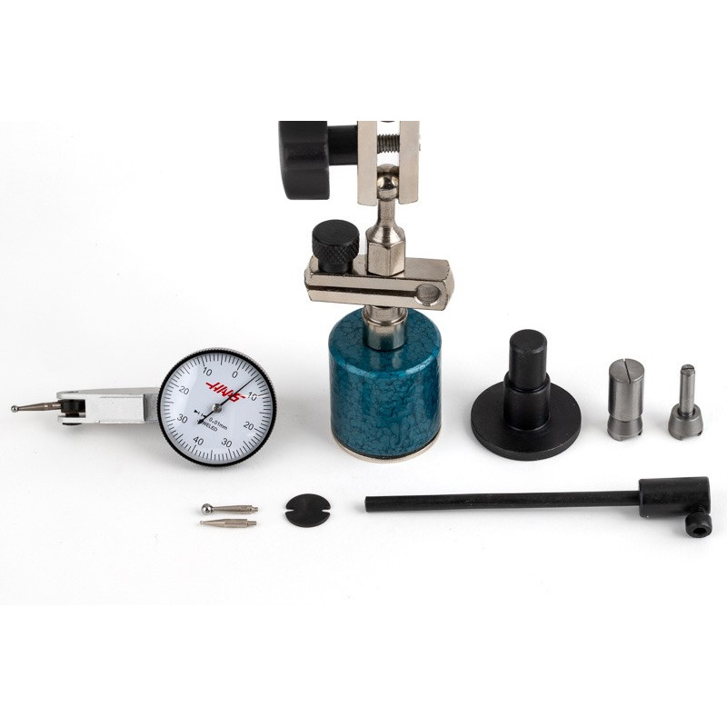 Dial Test Indicator & Magnetic Base Set, 0.01mm Graduation, 0.8mm Range
