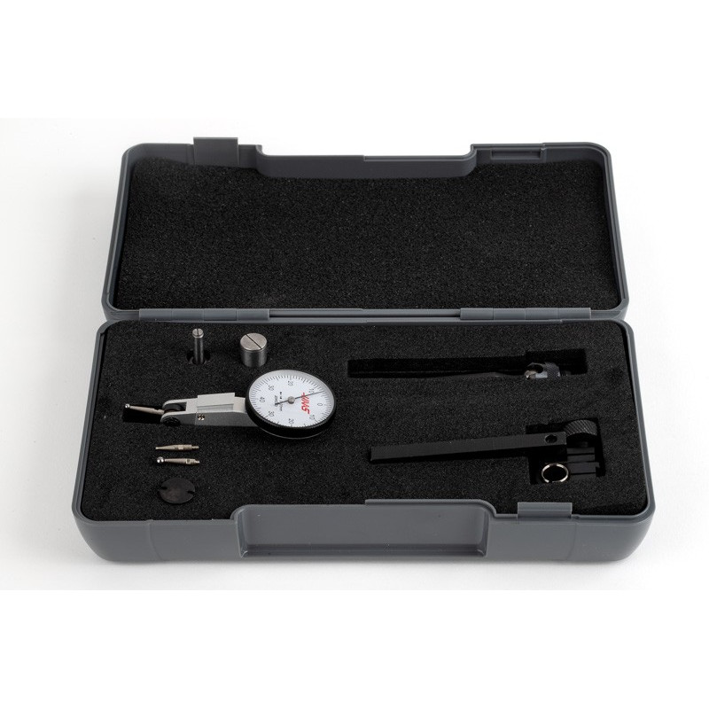 Dial Test Indicator Set, 0.01mm Graduation, 0.8mm Range, With Holders