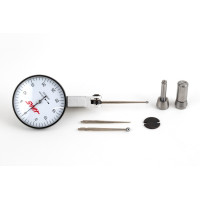 Dial Test Indicator, 0.01mm Graduation, 0.5mm Range, 0-25-0 Dial, Long Stylus