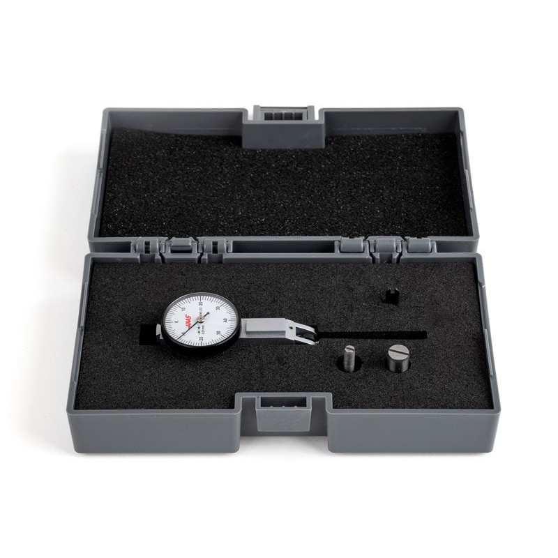 Dial Test Indicator, 0.01mm Graduation, 0.8mm Range, 0-40-0 Dial, Ruby Tip