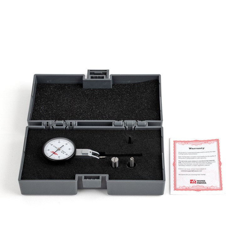 Індикатор циферблатного типу, ціна поділки 0,01 мм, діапазон 0,8 мм, циферблат 0-40-0, великий циферблат, рубіновий наконечник