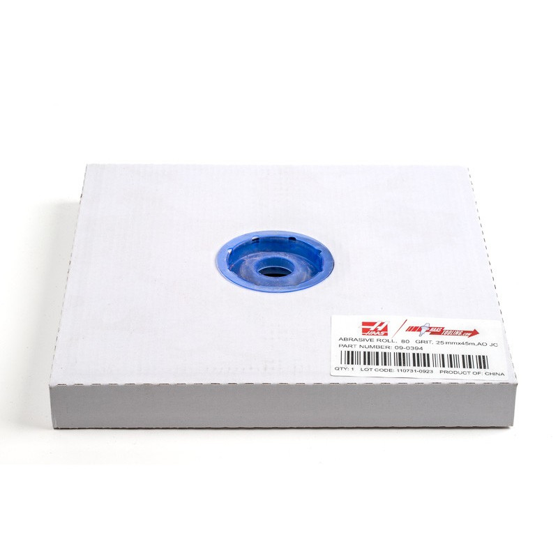 Cloth Abrasive Roll, 1" Width x 145' Length, Aluminum Oxide, 80 Grit, Medium-Grade - 1 Each