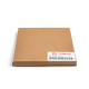 Cloth Abrasive Sheet, 9" Width x 11" Length, Aluminum Oxide, 240 Grit, Very Fine-Grade - Pack of 25