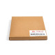 Cloth Abrasive Sheet, 9" Width x 11" Length, Aluminum Oxide, 80 Grit, Medium-Grade - Pack of 25