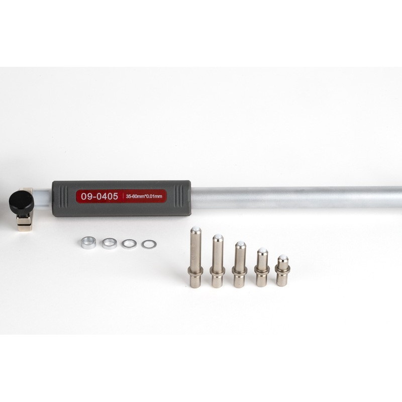 35-60mm Dial Bore Gage, 0.01mm Graduation, 150mm Reach