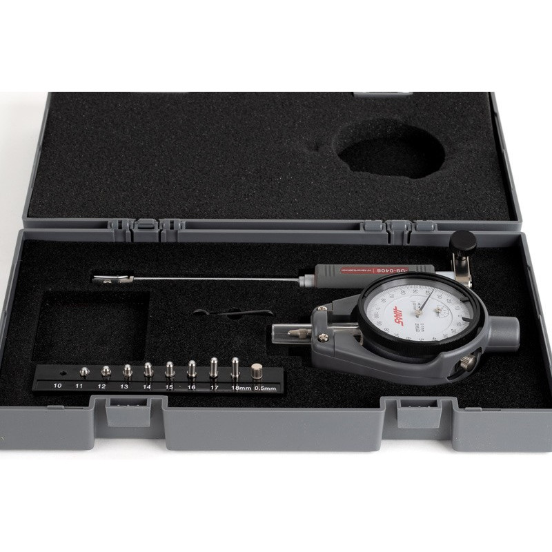 10-18mm High Resolution Dial Bore Gage, 0.001mm Graduation, 100mm Reach