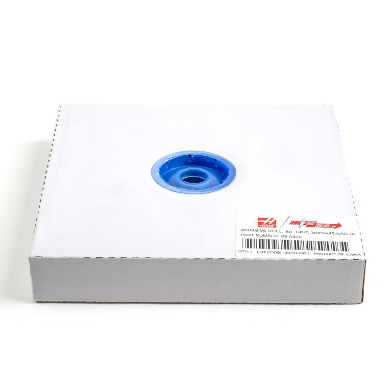 Cloth Abrasive Roll, 1-1/2" Width x 145' Length, Aluminum Oxide, 80 Grit, Medium-Grade - 1 Each