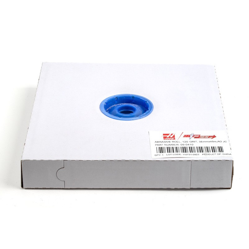 Cloth Abrasive Roll, 1-1/2" Width x 145' Length, Aluminum Oxide, 120 Grit, Fine-Grade - 1 Each