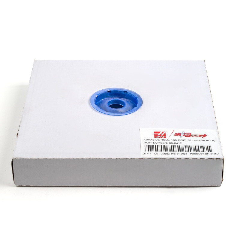 Cloth Abrasive Roll, 1-1/2" Width x 145' Length, Aluminum Oxide, 180 Grit, Very Fine-Grade - 1 Each