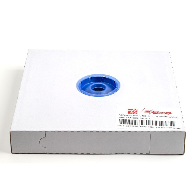 Cloth Abrasive Roll, 1-1/2" Width x 145' Length, Aluminum Oxide, 400 Grit, Extra Fine-Grade - 1 Each