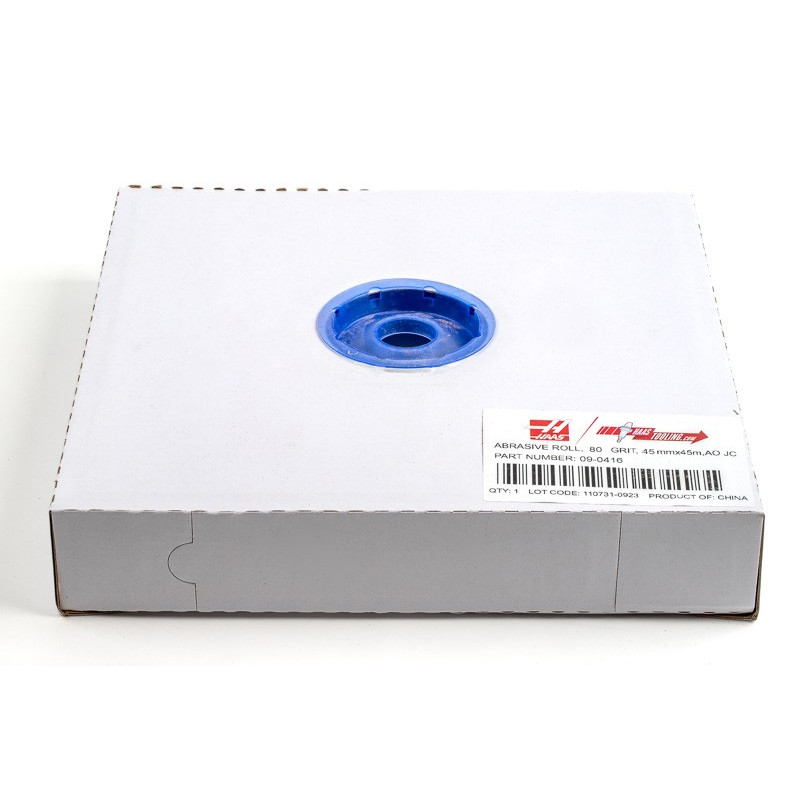 Cloth Abrasive Roll, 2" Width x 145' Length, Aluminum Oxide, 80 Grit, Medium-Grade - 1 Each