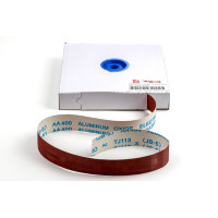 Cloth Abrasive Roll, 2" Width x 145' Length, Aluminum Oxide, 400 Grit, Extra Fine-Grade - 1 Each
