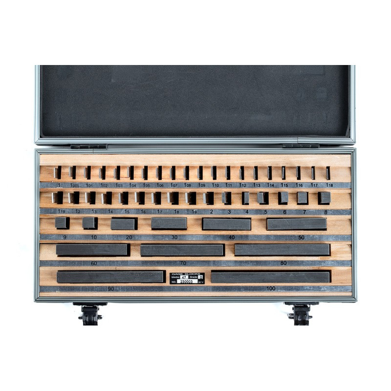 47-Piece, Metric Gauge Block Set, AS-0 Grade, 1 - 100mm