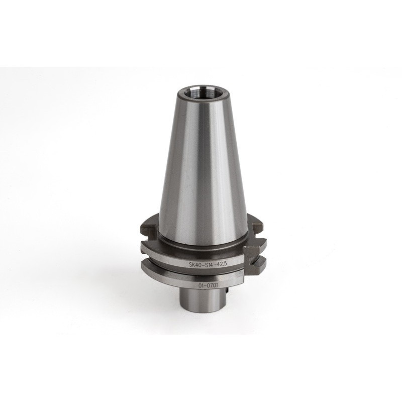 SK40 Boring Head Holder, 14mm Pilot Bore x 42.5mm Gage Length, TSC