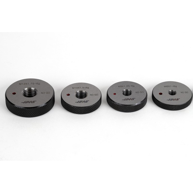 7-Piece, NO-GO Thread Ring Gauge Set, Metric