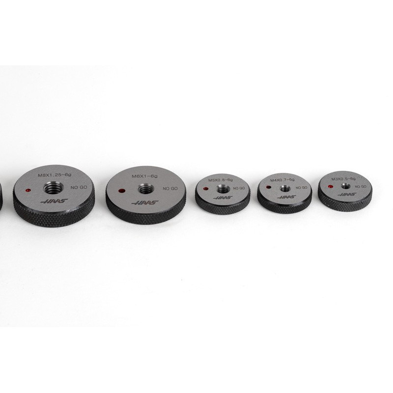7-Piece, NO-GO Thread Ring Gauge Set, Metric