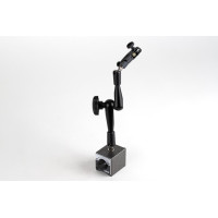 Magnetic Indicator Stand, Articulating Arm, Fine Adjust Tip, 290mm Overall Length, Fits: 8mm, 3/8", Dovetail