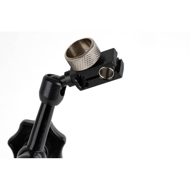 Magnetic Indicator Stand, Articulating Arm, 160mm Overall Length, Fine Adjust Base, Fits: 6mm, 8mm, 3/8", Dovetail