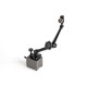 Magnetic Indicator Stand, Articulating Arm, 280mm Overall Length, Fine Adjust Base, Fits: 6mm, 8mm, 3/8", Dovetail