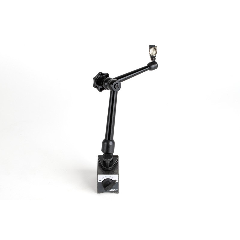 Magnetic Indicator Stand, Articulating Arm, 356mm Overall Length, Fine Adjust Base, Fits: 6mm, 8mm, 3/8", Dovetail