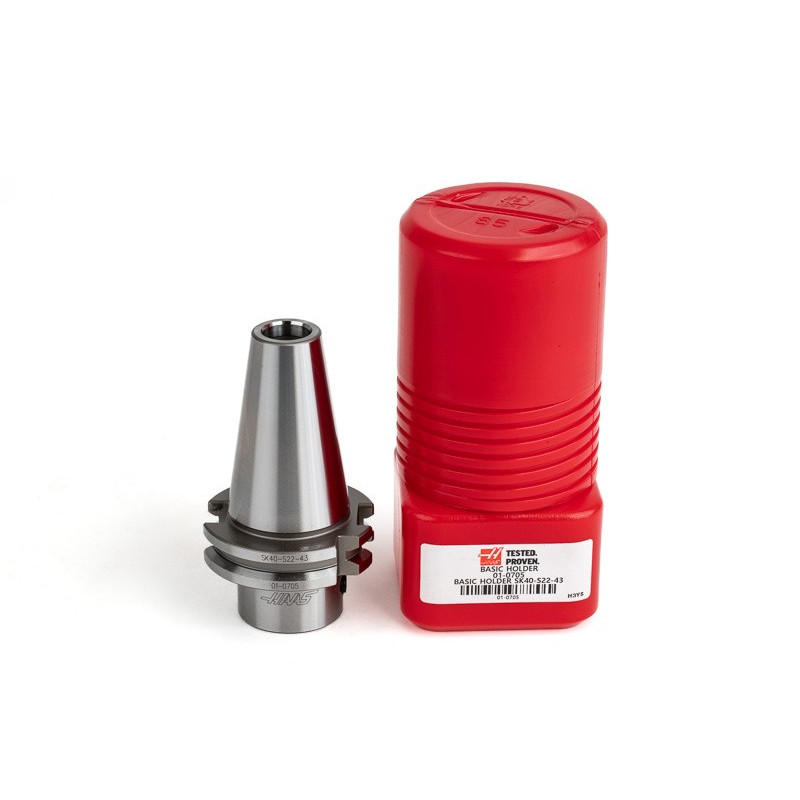 SK40 Boring Head Holder, 22mm Pilot Bore x 43mm Gage Length, TSC