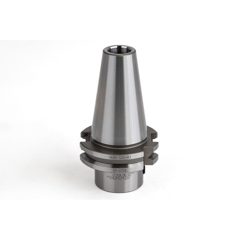 SK40 Boring Head Holder, 22mm Pilot Bore x 43mm Gage Length, TSC