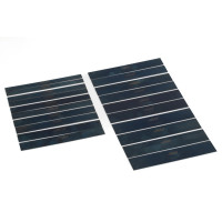 Набір тонких паралельних дротів із твердої сталі, довжина 150 мм x ширина 0,8 мм, висота 12-30 мм, 10 пар