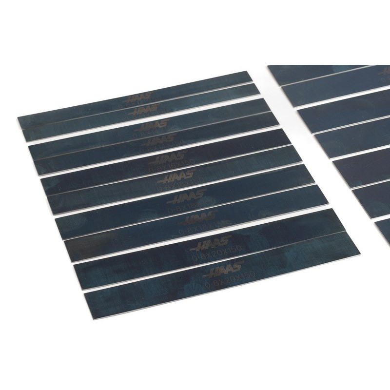 Hard Steel Thin Parallel Set, 150mm Length x 0.8mm Width, 12-30mm Height, 10 Pairs