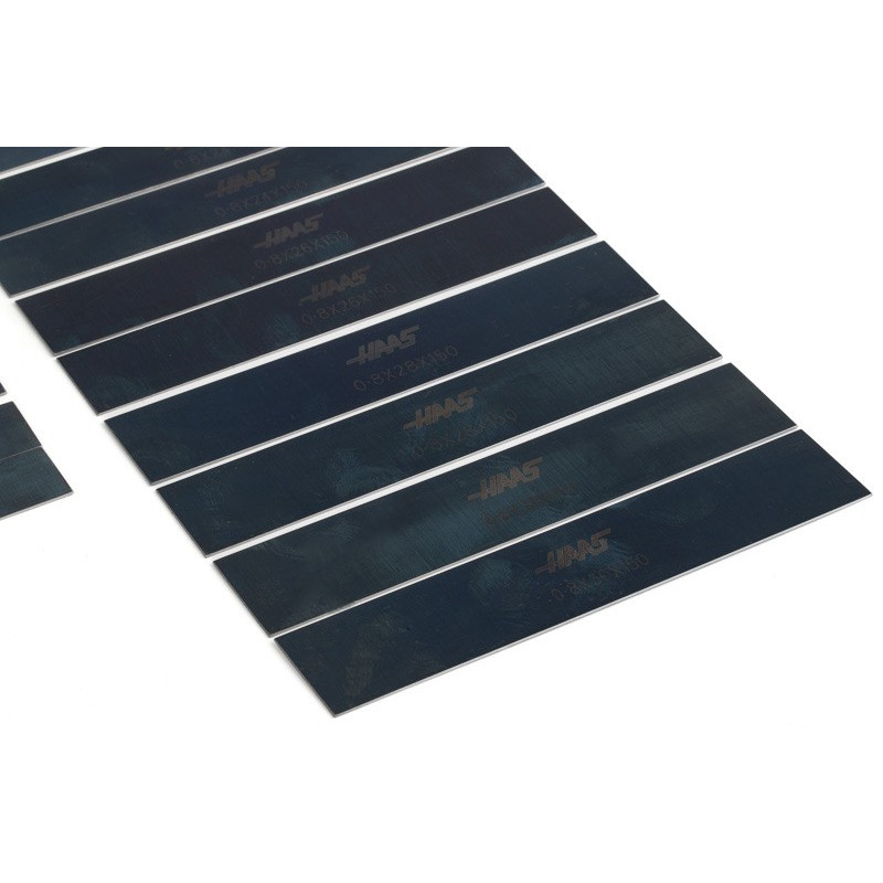 Hard Steel Thin Parallel Set, 150mm Length x 0.8mm Width, 12-30mm Height, 10 Pairs