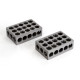 123 Metric Setup Block Matched Pair, 25-50-75mm, 0.003/25mm Accuracy